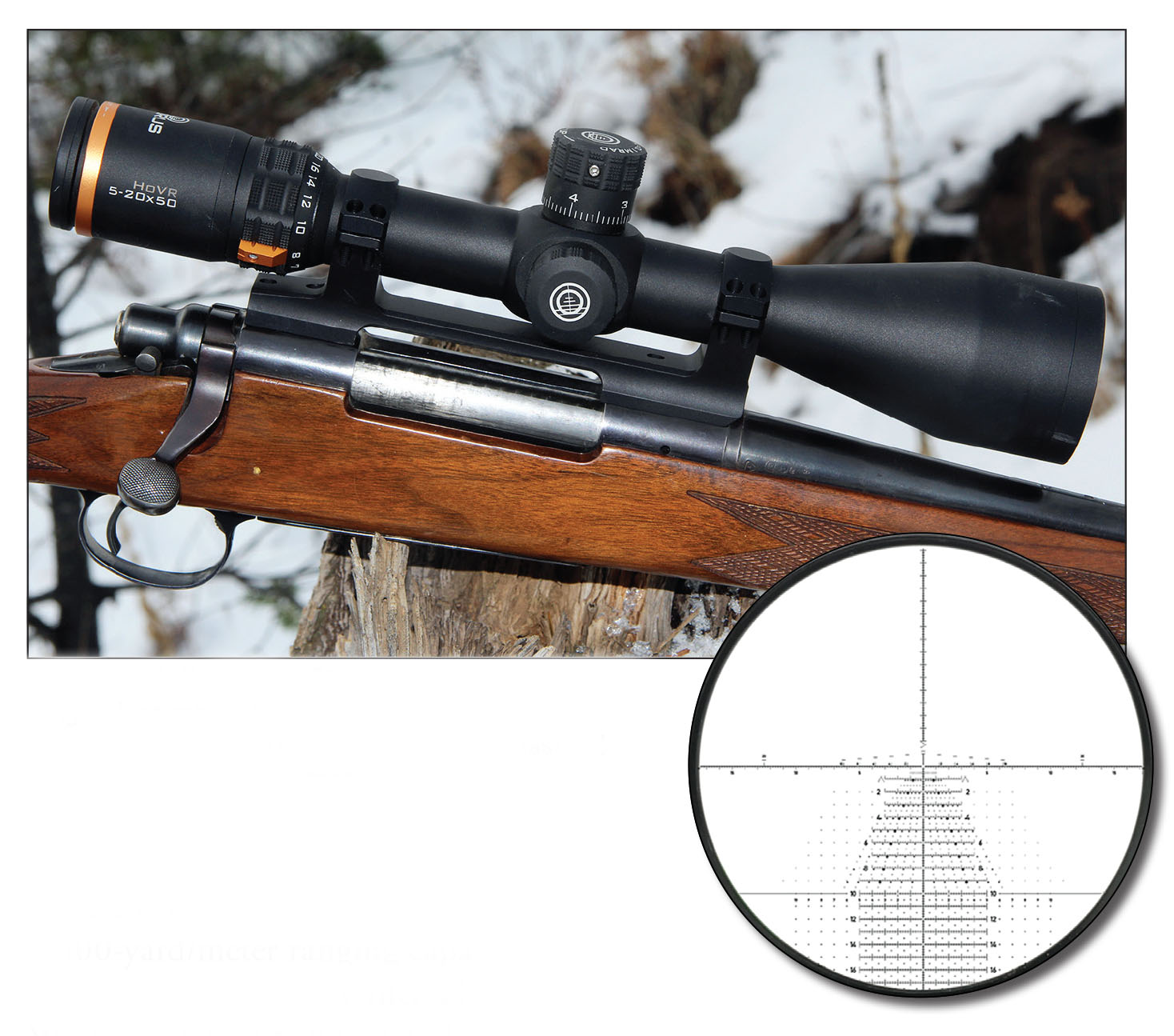 Horus Vision’s HoVR 5-20x 50mm makes a perfect optic for banging long-range steel or hunting. Its turret system and Horus TREMOR3 U.S. SOCOM reticle allows for fast and precise corrections at any range.